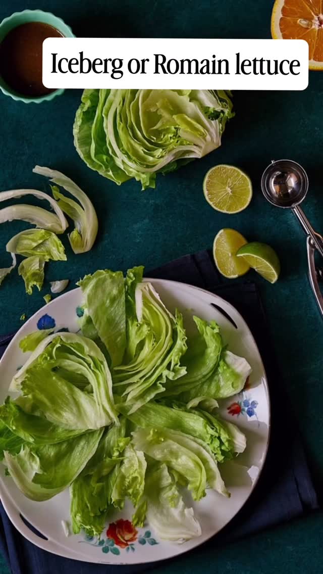 Here’s a variation of the salad recipe I shared yesterday, make sure to check that out! ➡️  Today the Romain lettuce has been swapped for Iceberg lettuce, and the grapefruit is replaced with the orange.🍊  There are only one color of each: tomatoes and bell peppers and the vinegar soaked onions are switched to shallots.🧅  Comment for the dressing recipe!🍶🥗  #foodphotography #foodstyling #healthycomfortfood #fetasalad #recipetesting